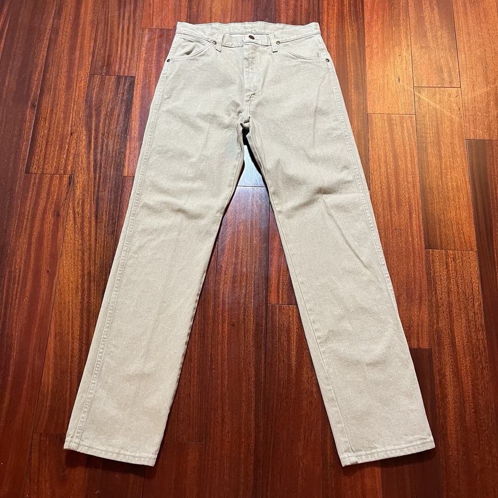Wrangler Jeans Mens 31x34 (32x33) 13MWZTN Cowboy Cut Ranch Workwear 5 Pocket EUC